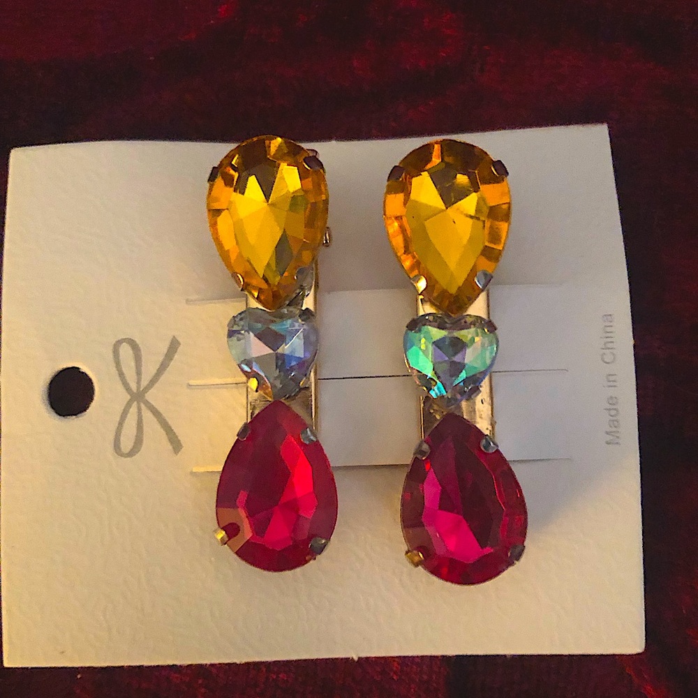 Rhinestone hair clips